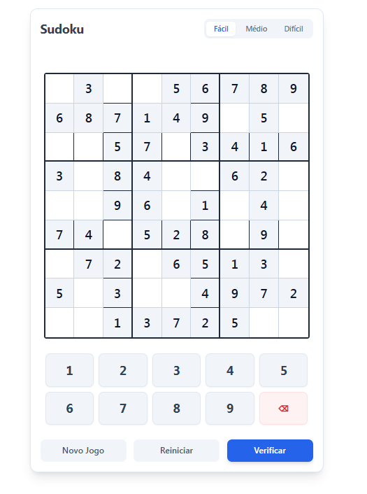 Sudoku Online Grátis