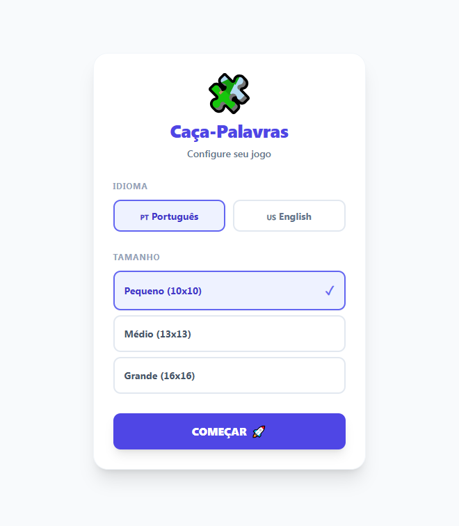 Caça-Palavras Online Grátis